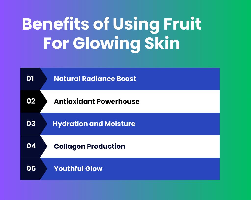 Benefits of Using Fruit For Glowing Skin